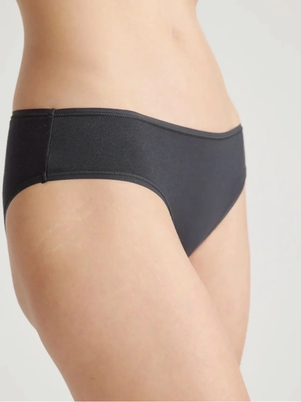 Quince Organic Cotton Hipster  In Black Size XL NEW 3 PAIRS